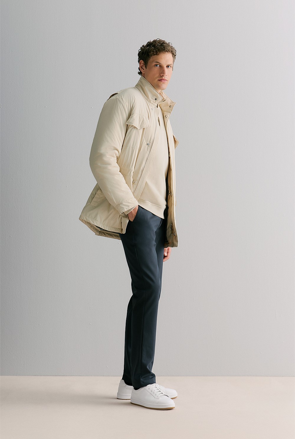 Longline Technical Field Jacket