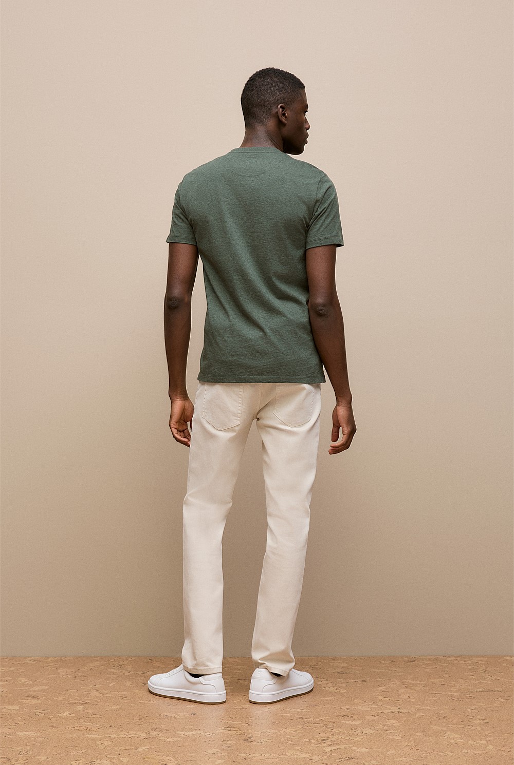 Organically Grown Cotton Marle Crew T-shirt