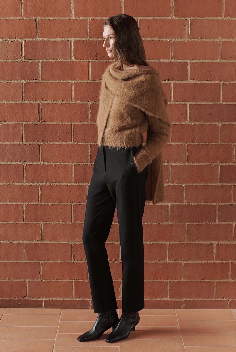 Ponte Blend Tailored Straight Leg Pant