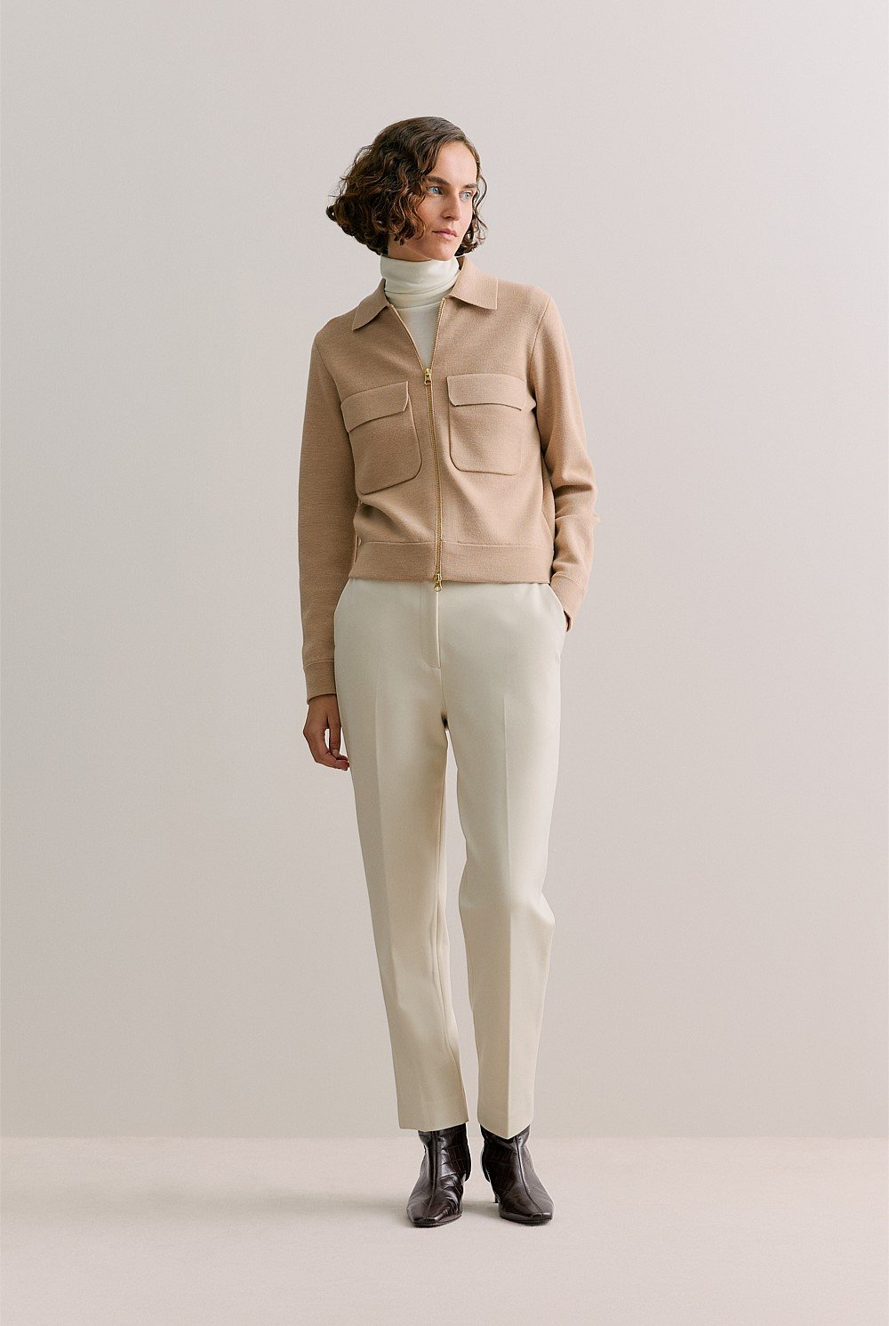 Merino Milano Zip Jacket