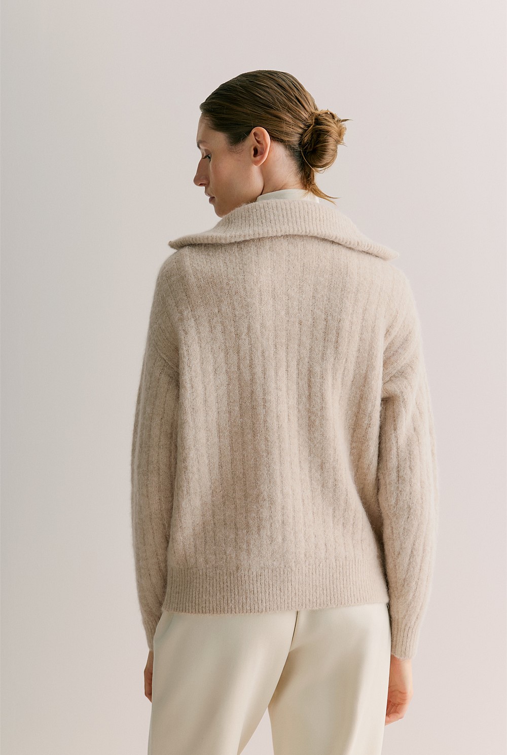 Alpaca Merino Blend Half Zip