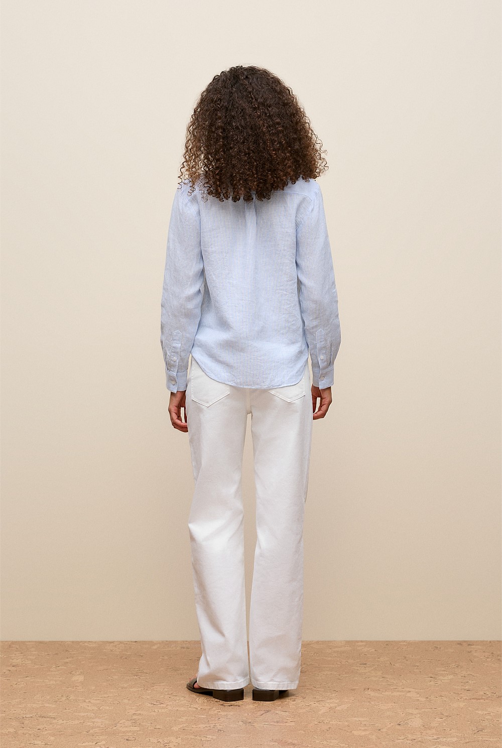 Yarn Dyed Stripe Linen Shirt