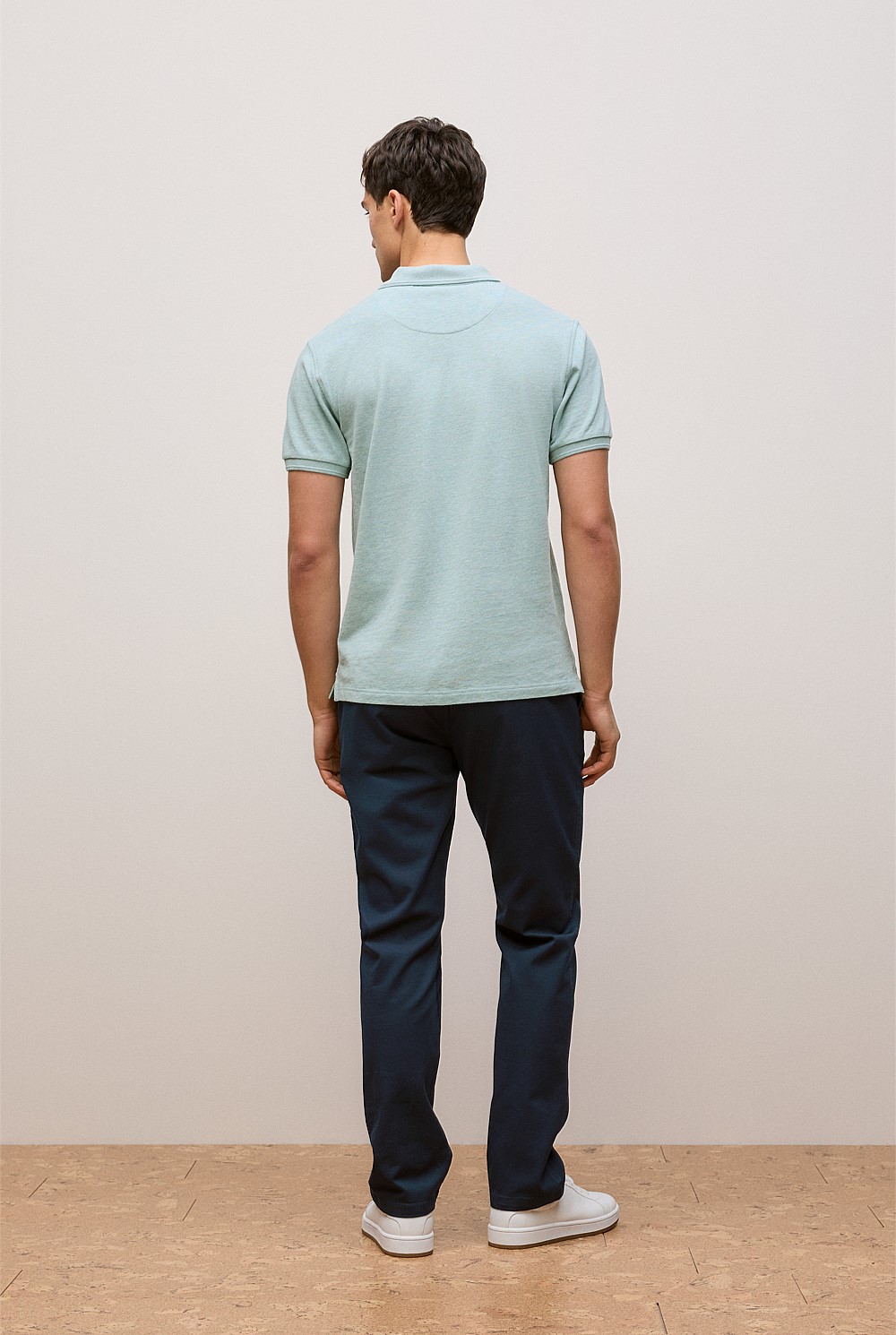 Pique Marle Monogram Polo