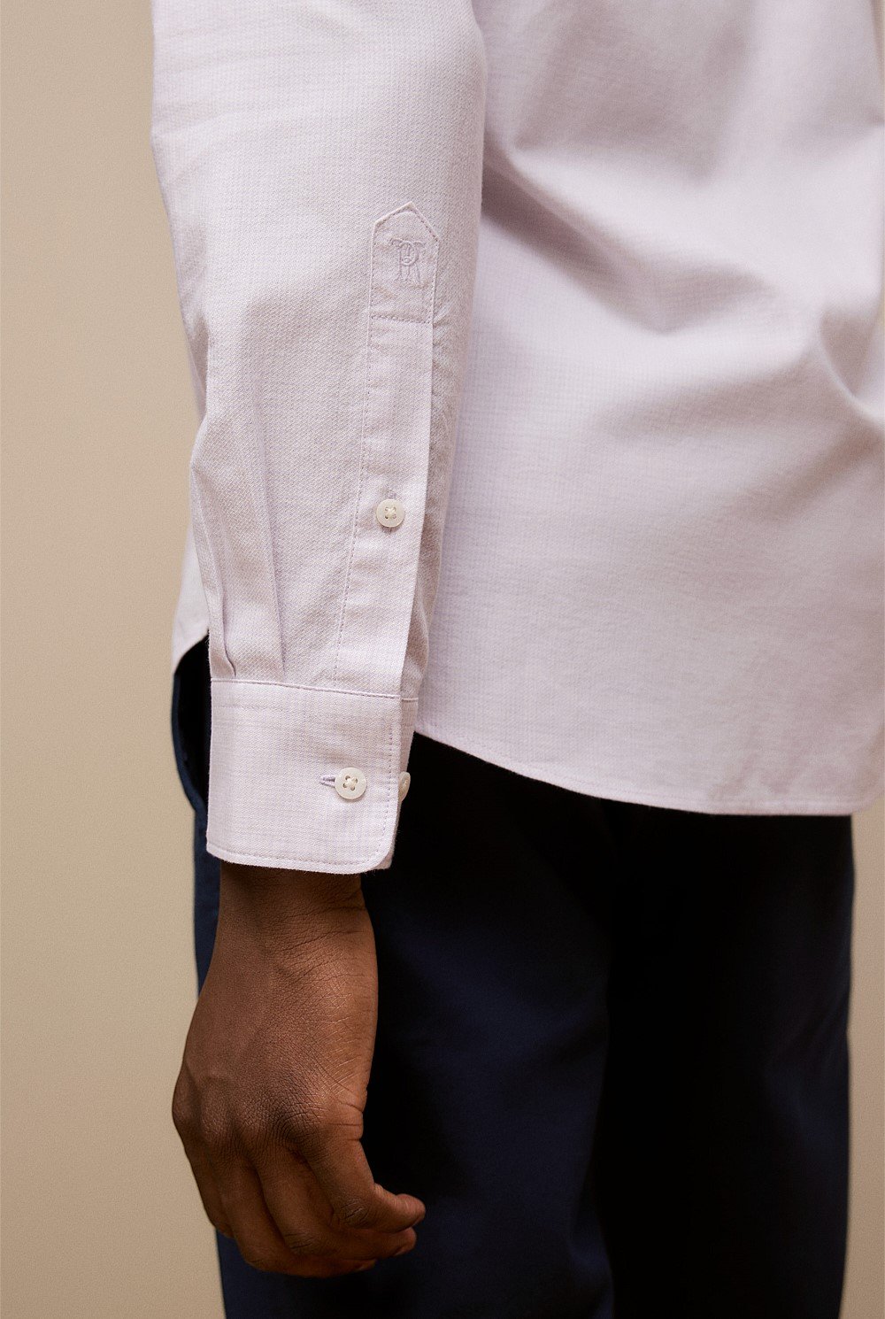 Tailored Fit Puppytooth Check Shirt
