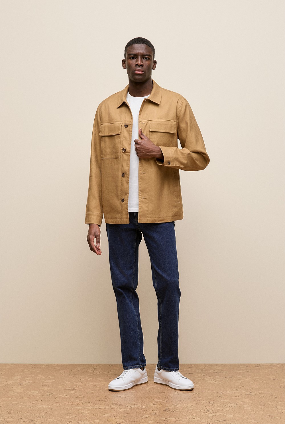 Mercerised Cotton Crew T-shirt