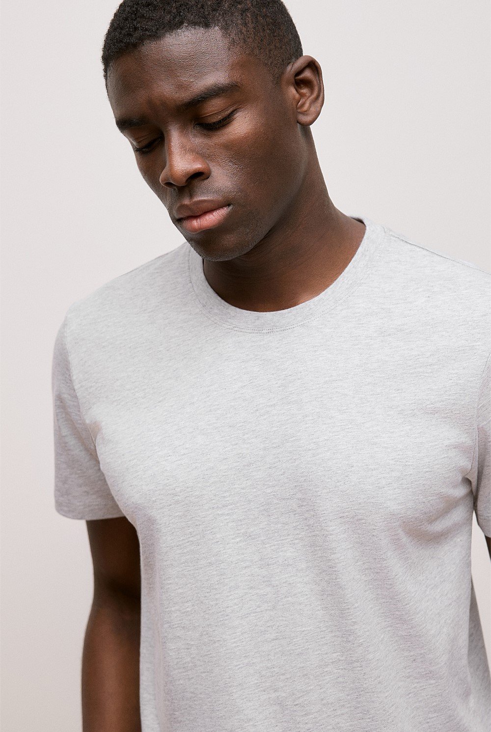 Cotton Marle Crew T-shirt