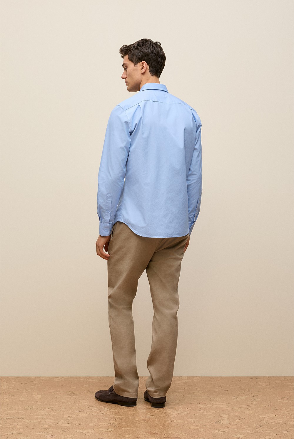 Tailored Fit Cotton Poplin Shirt
