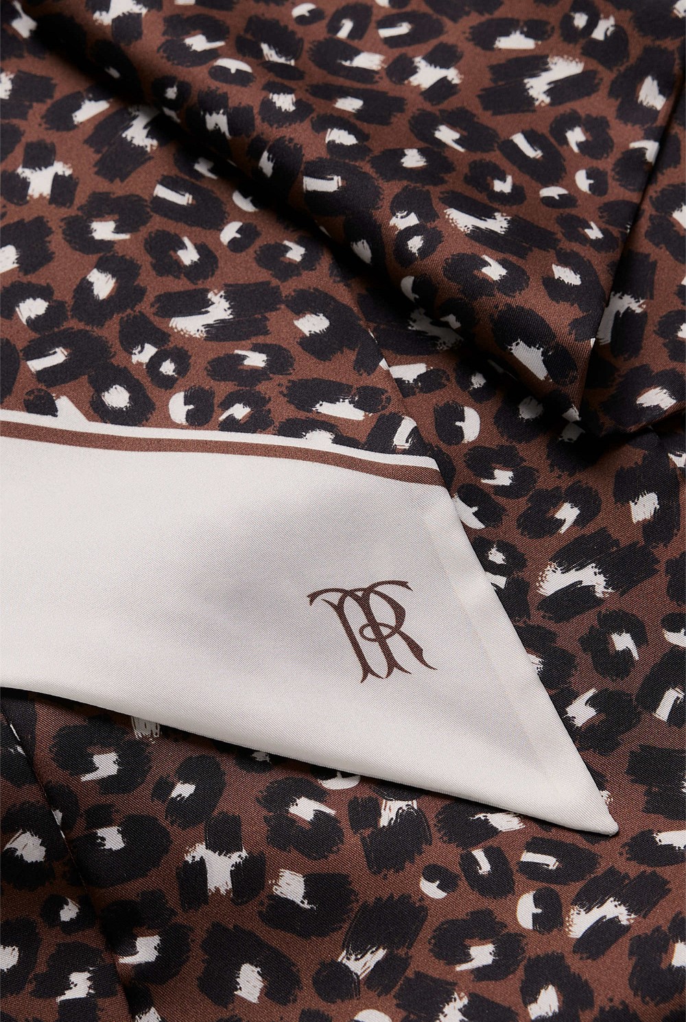 Silk Leopard Scarf