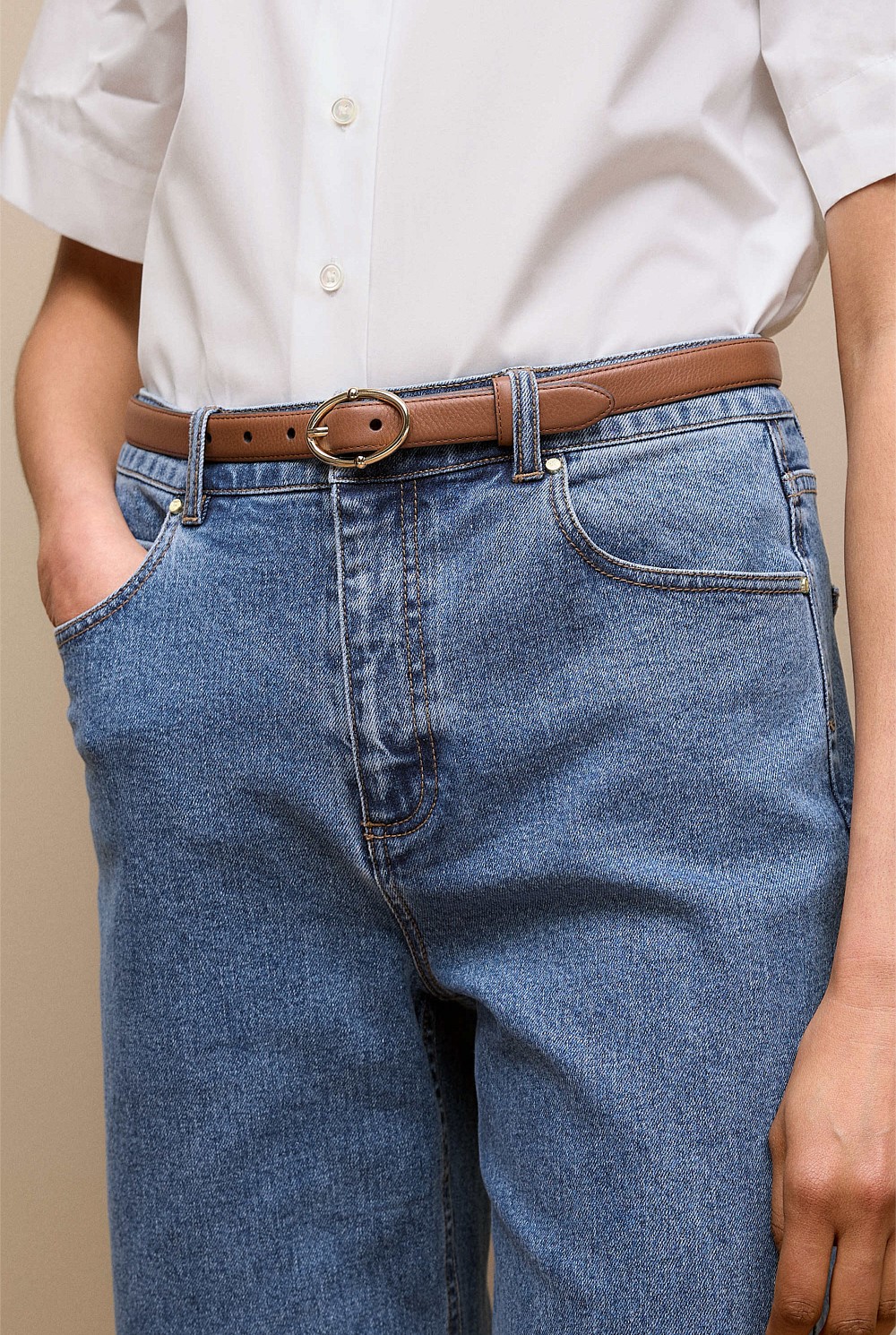 Signature Link Slim Belt
