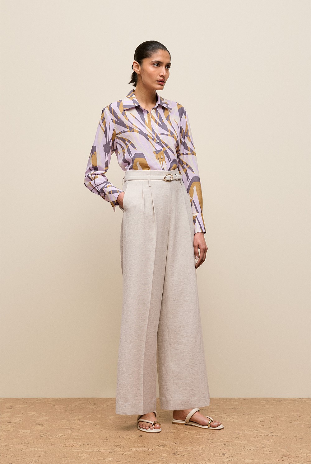 Shadow Leaf Relaxed Shirt
