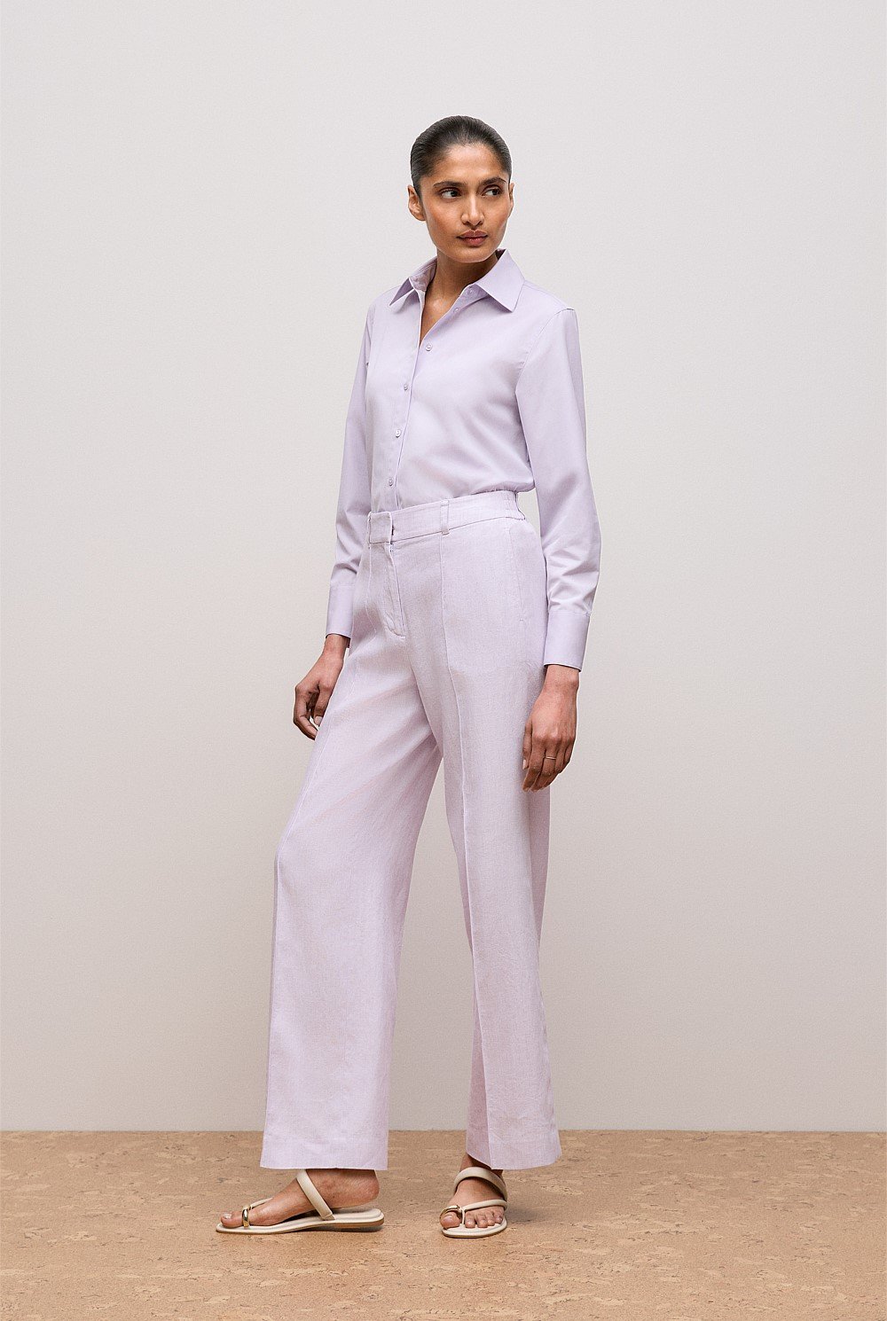 Cotton Poplin Long Sleeve Shirt