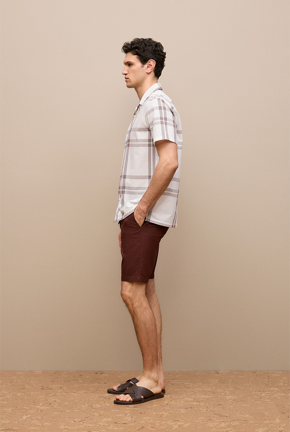 Seersucker Check Camp Shirt