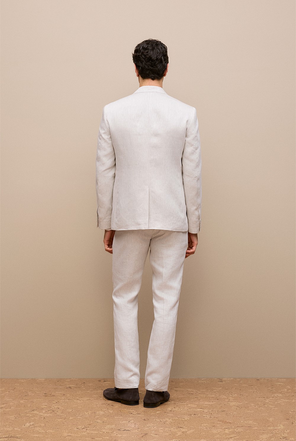 Regular Fit Linen Twill Blazer