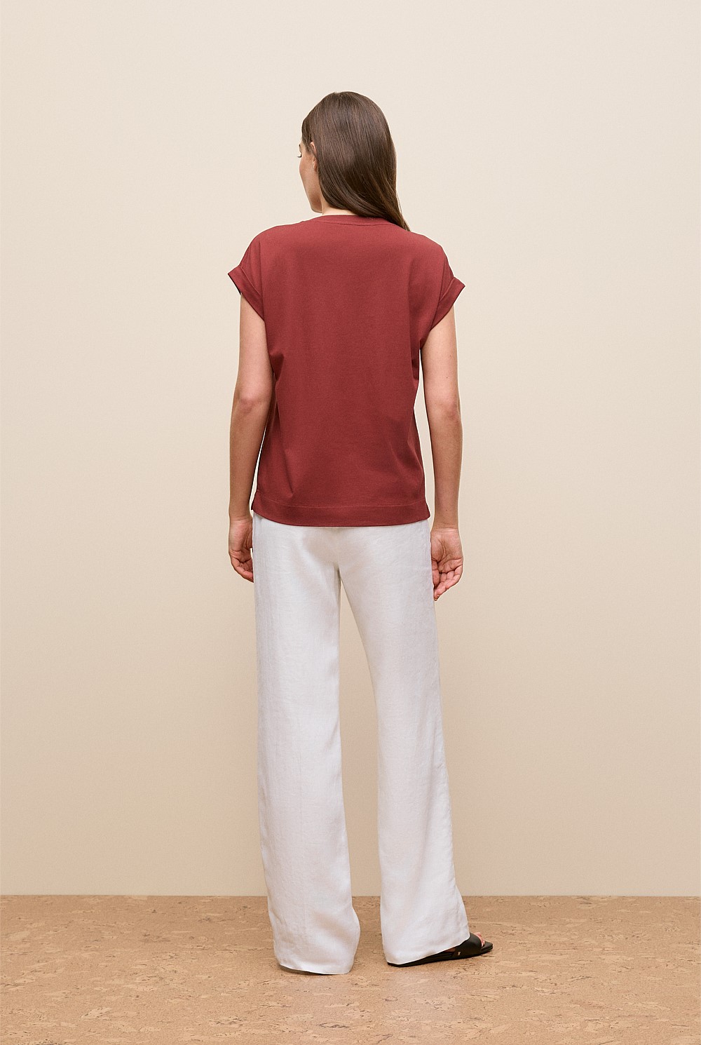 Cuff Sleeve T-shirt