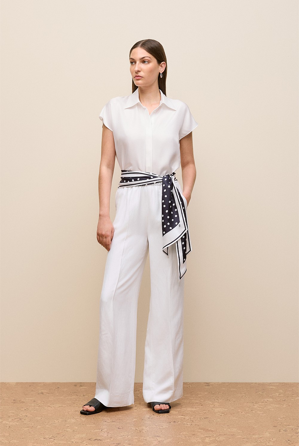 Soft Pinstitched Pant