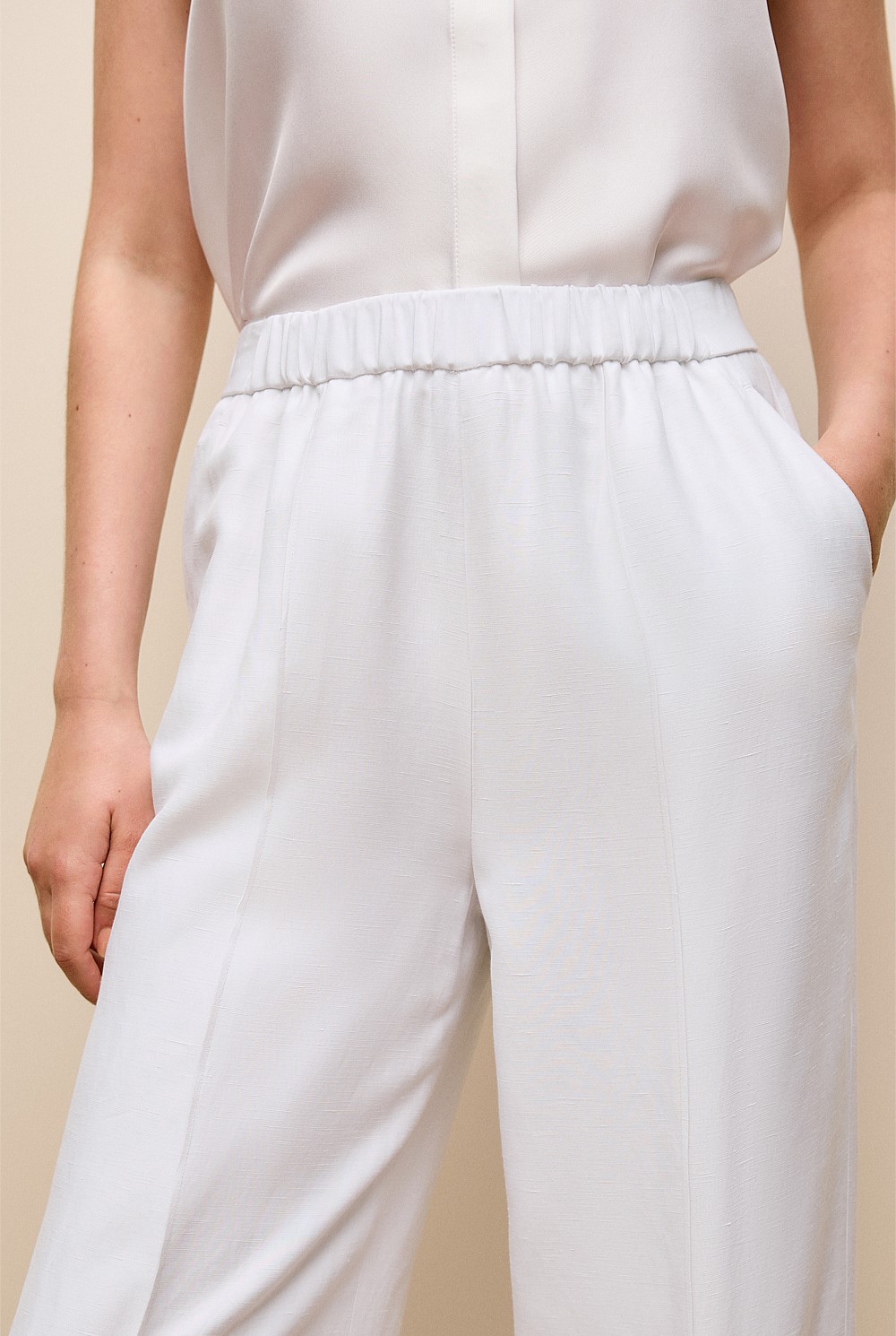 Soft Pinstitched Pant