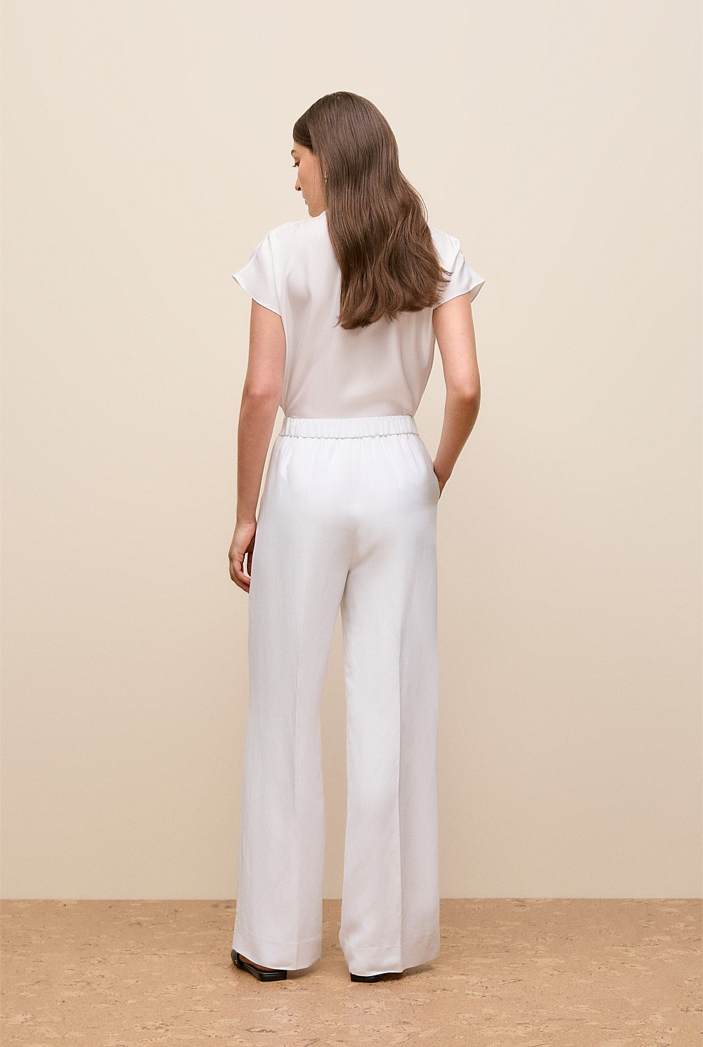 Soft Pinstitched Pant