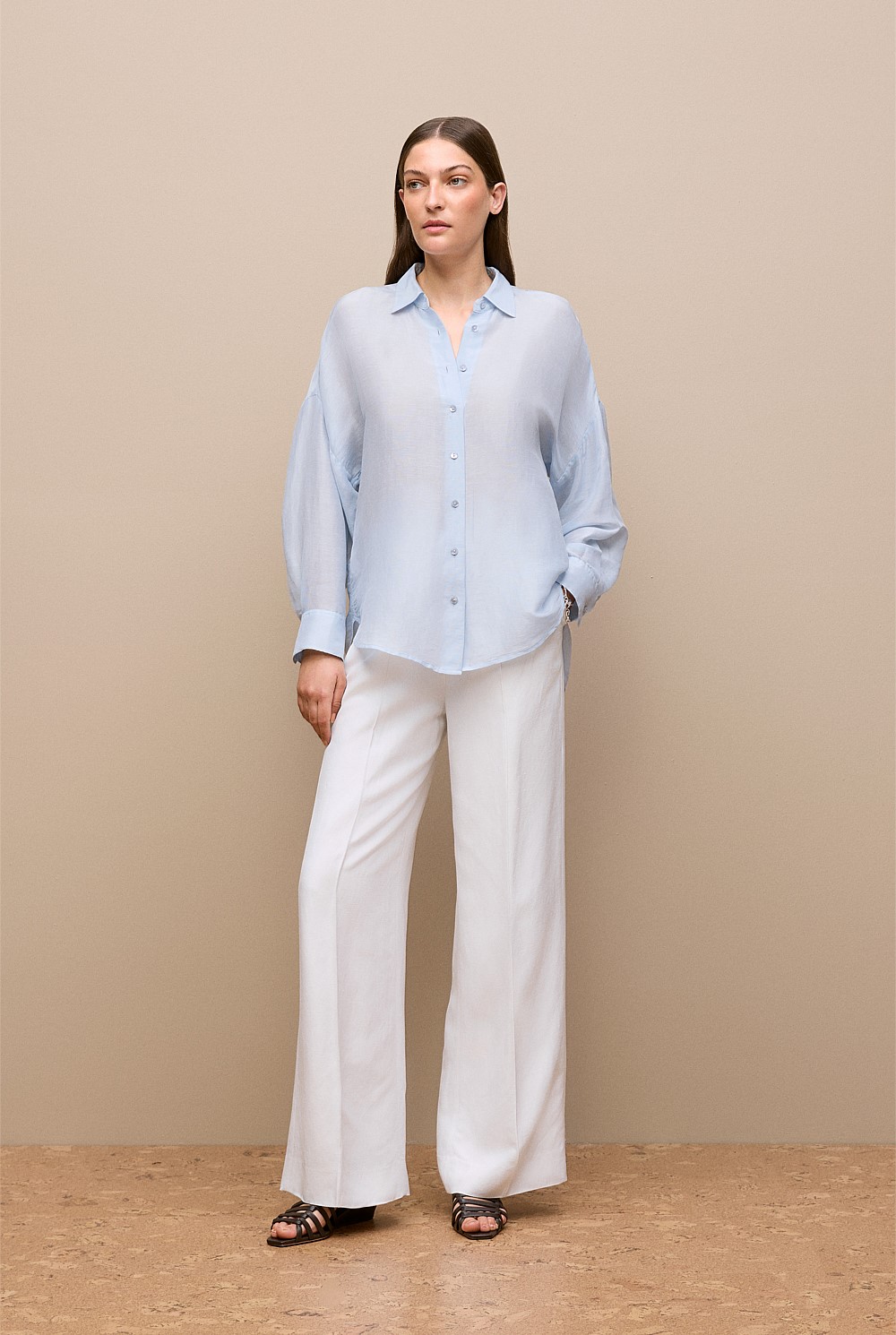 Linen Silk Resort Shirt