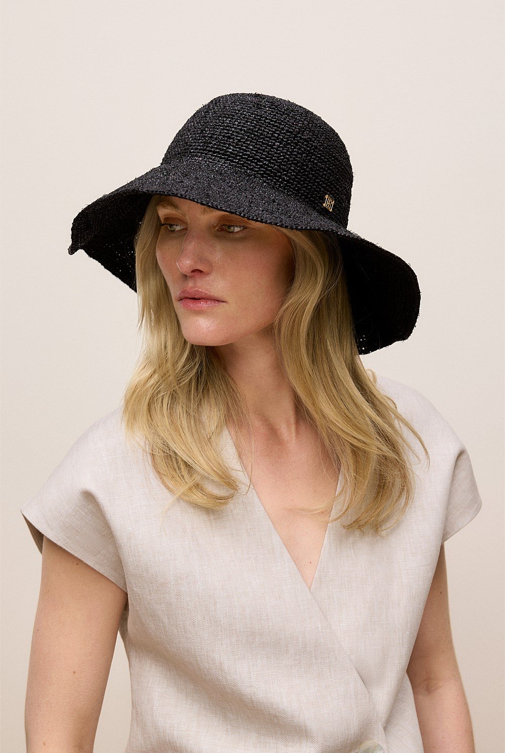 Audrey Raffia Sun Hat
