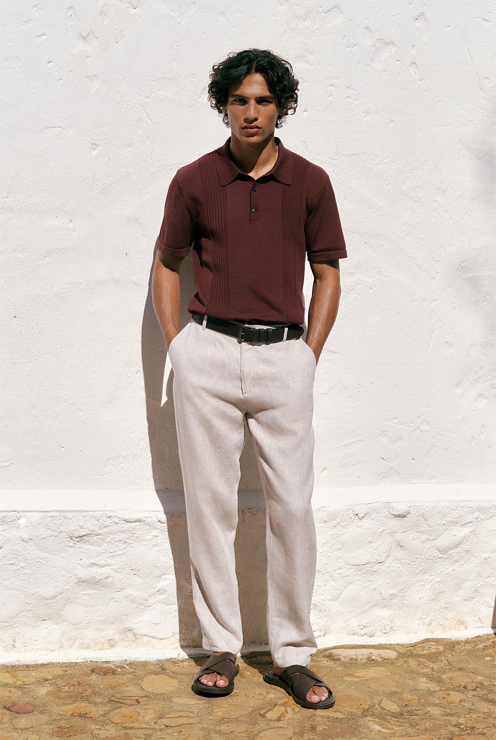 Linen Tailored Relaxed Pant