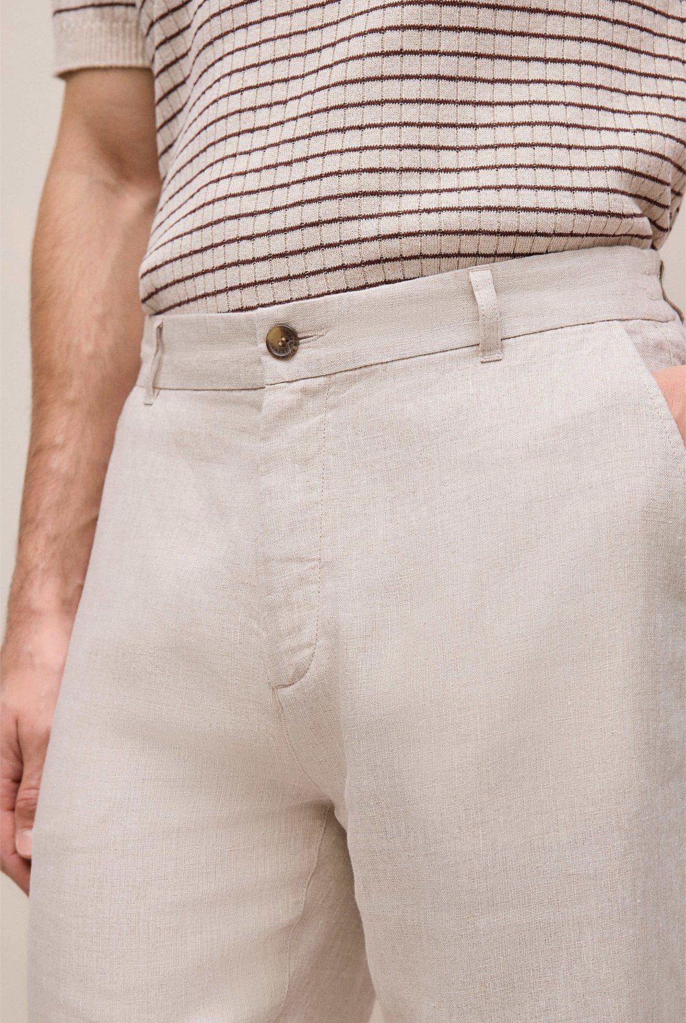Linen Tailored Relaxed Pant
