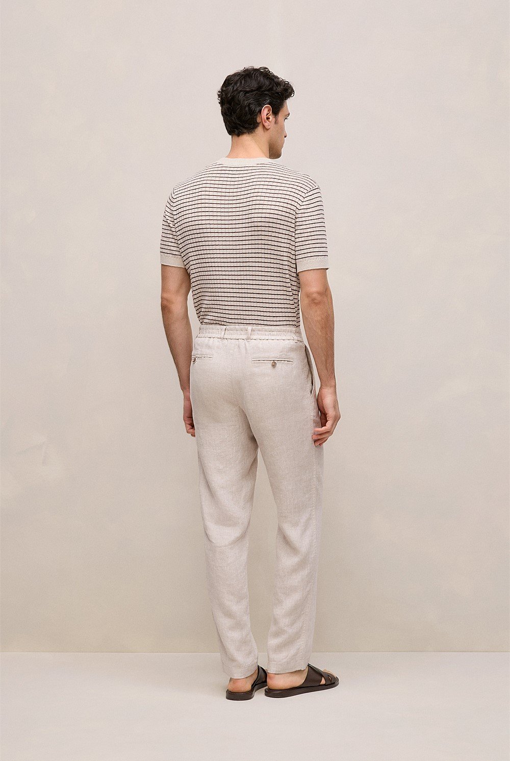Linen Tailored Relaxed Pant
