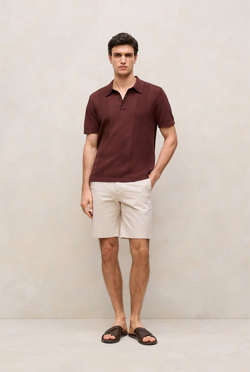 Cotton Twill Chino Short