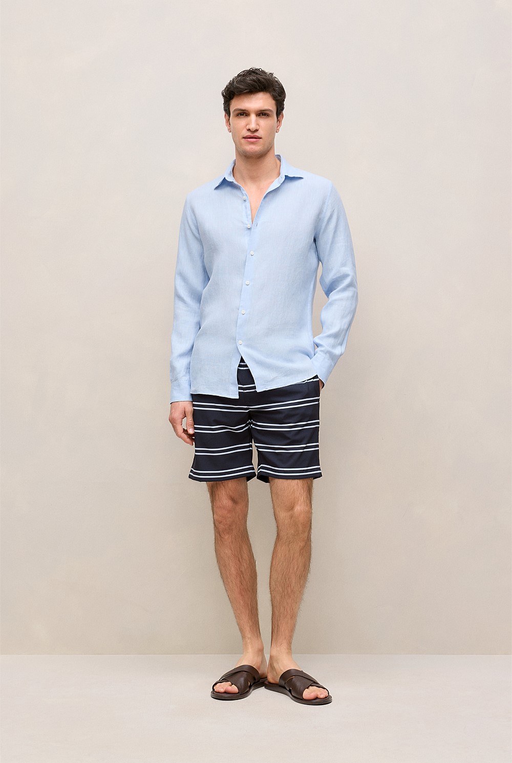 Double Stripe Swim Short
