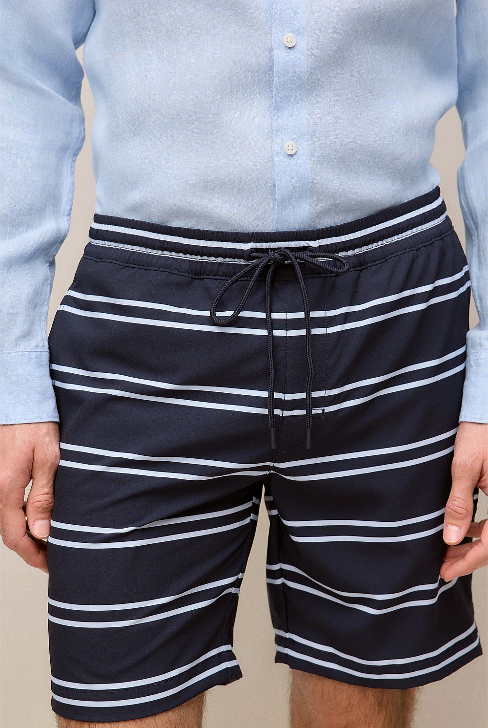 Double Stripe Swim Short