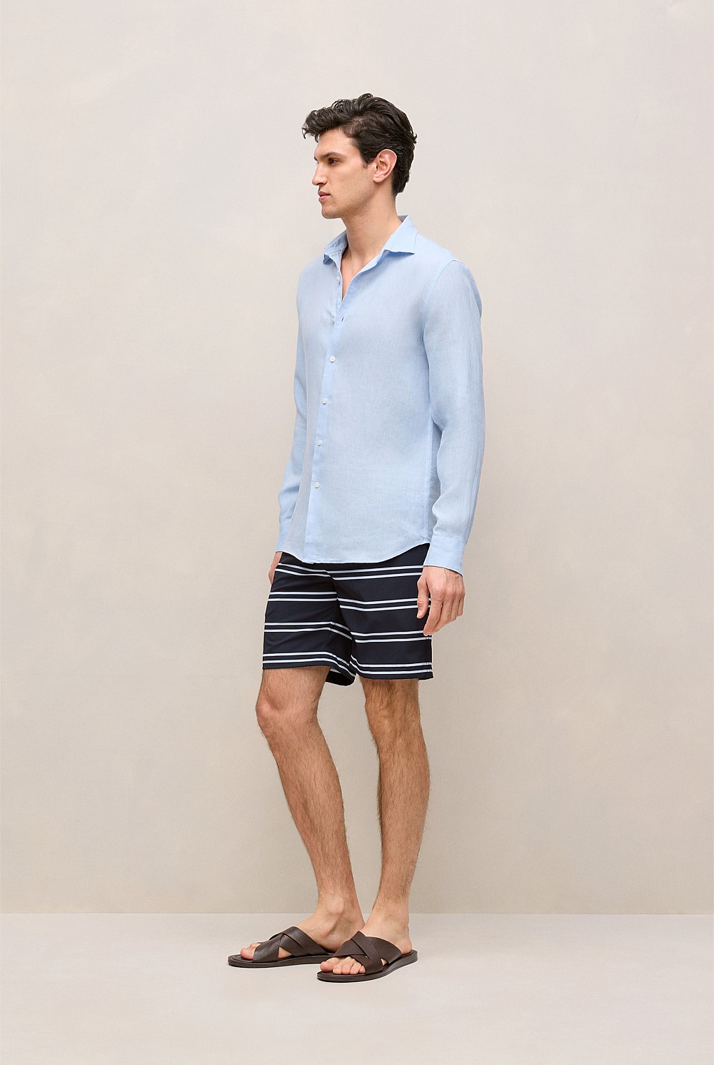 Double Stripe Swim Short