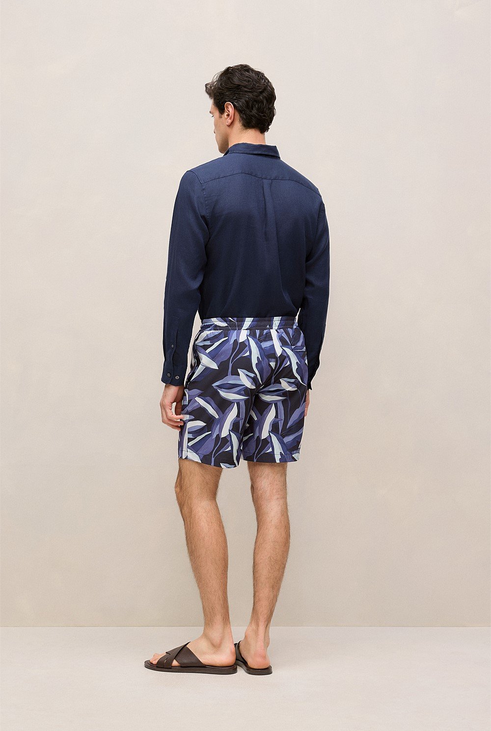 Painted Leaf Swim Short
