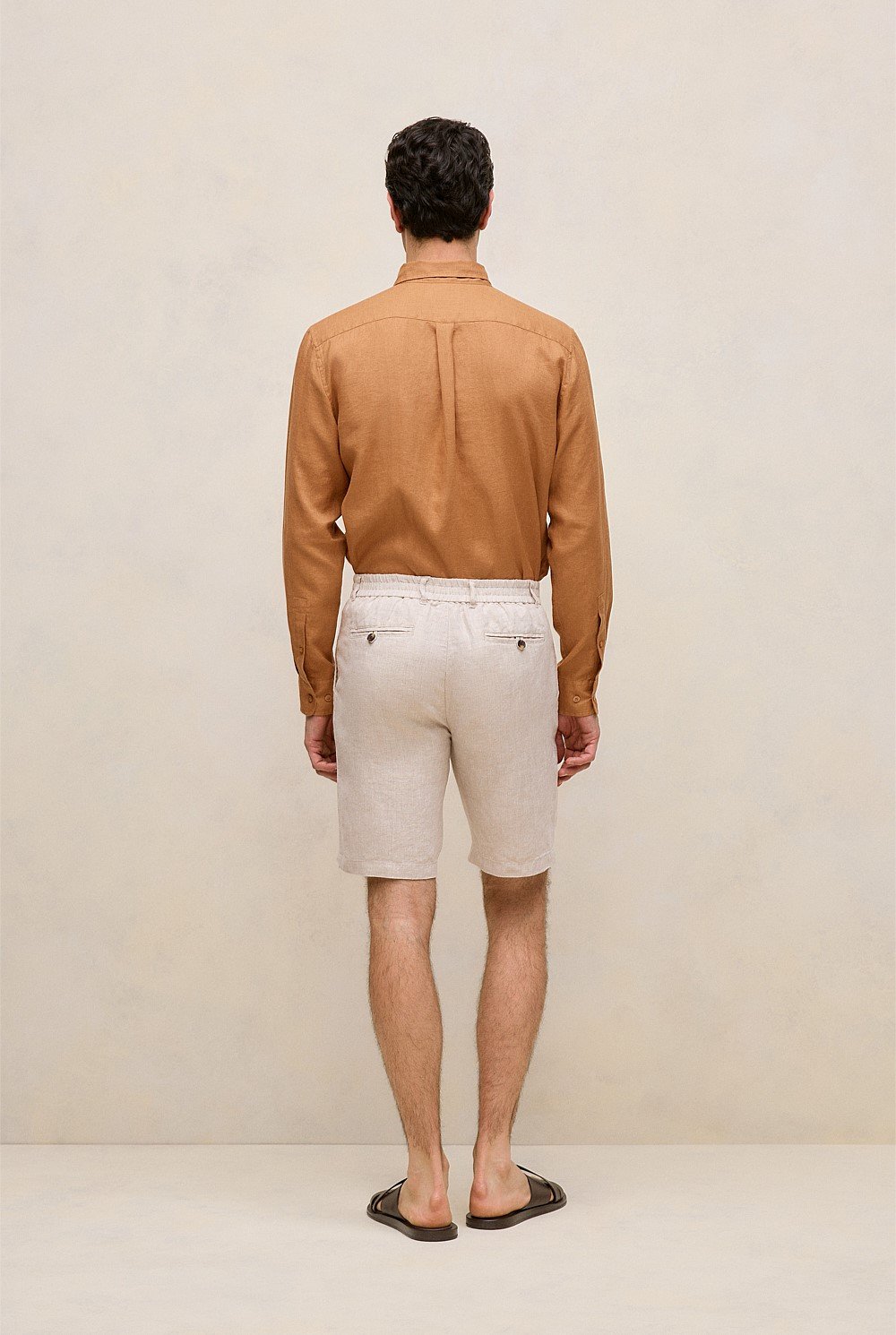 Linen Tailored Relaxed Short