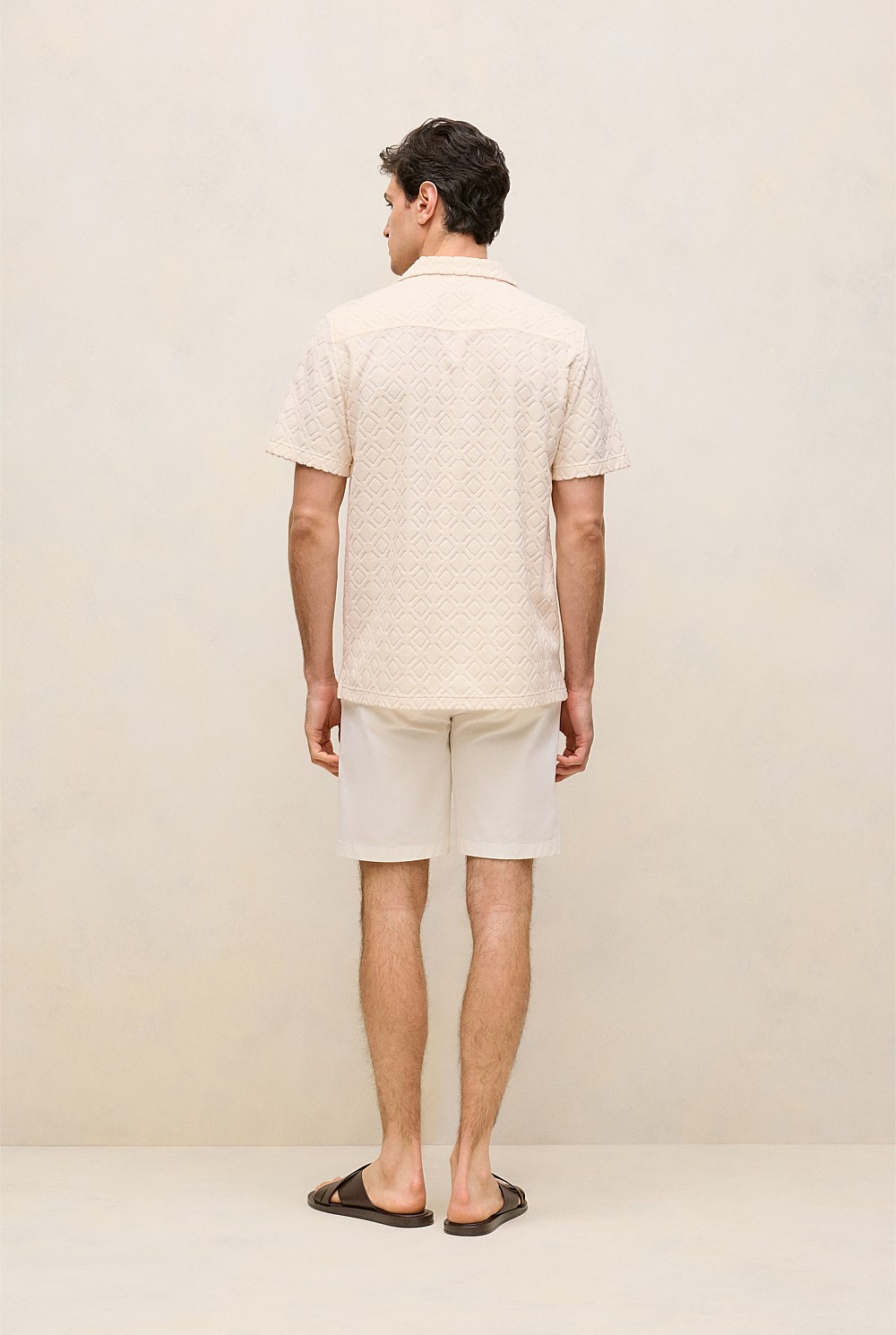 Terry Geo Tile Camp Shirt