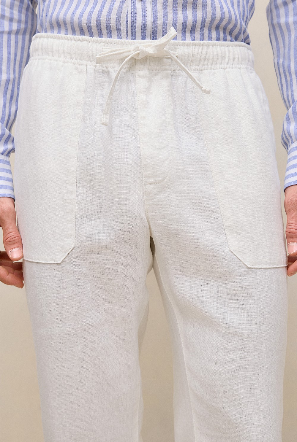 Linen Drawcord Pant