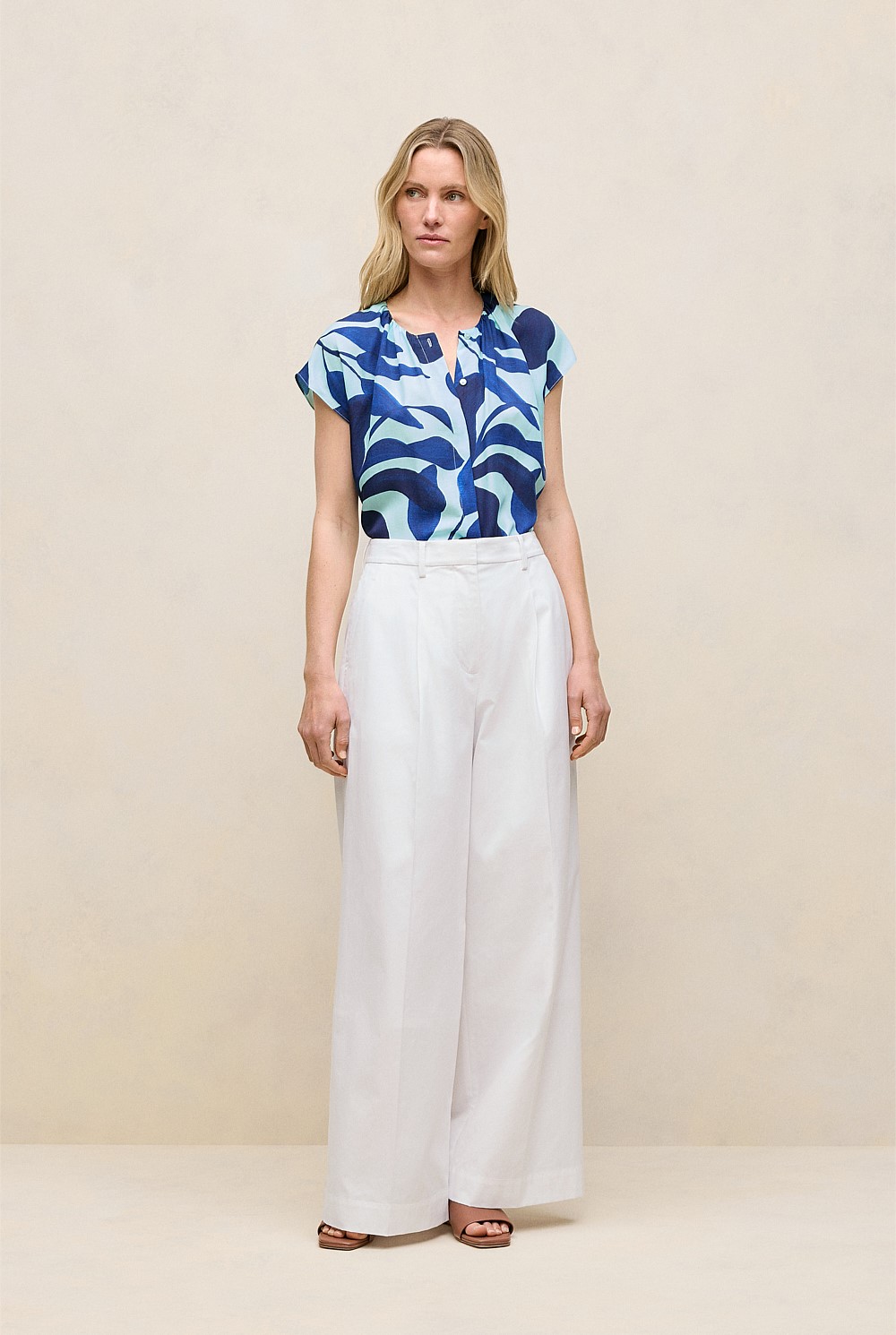 Marea Cap Sleeve Blouse