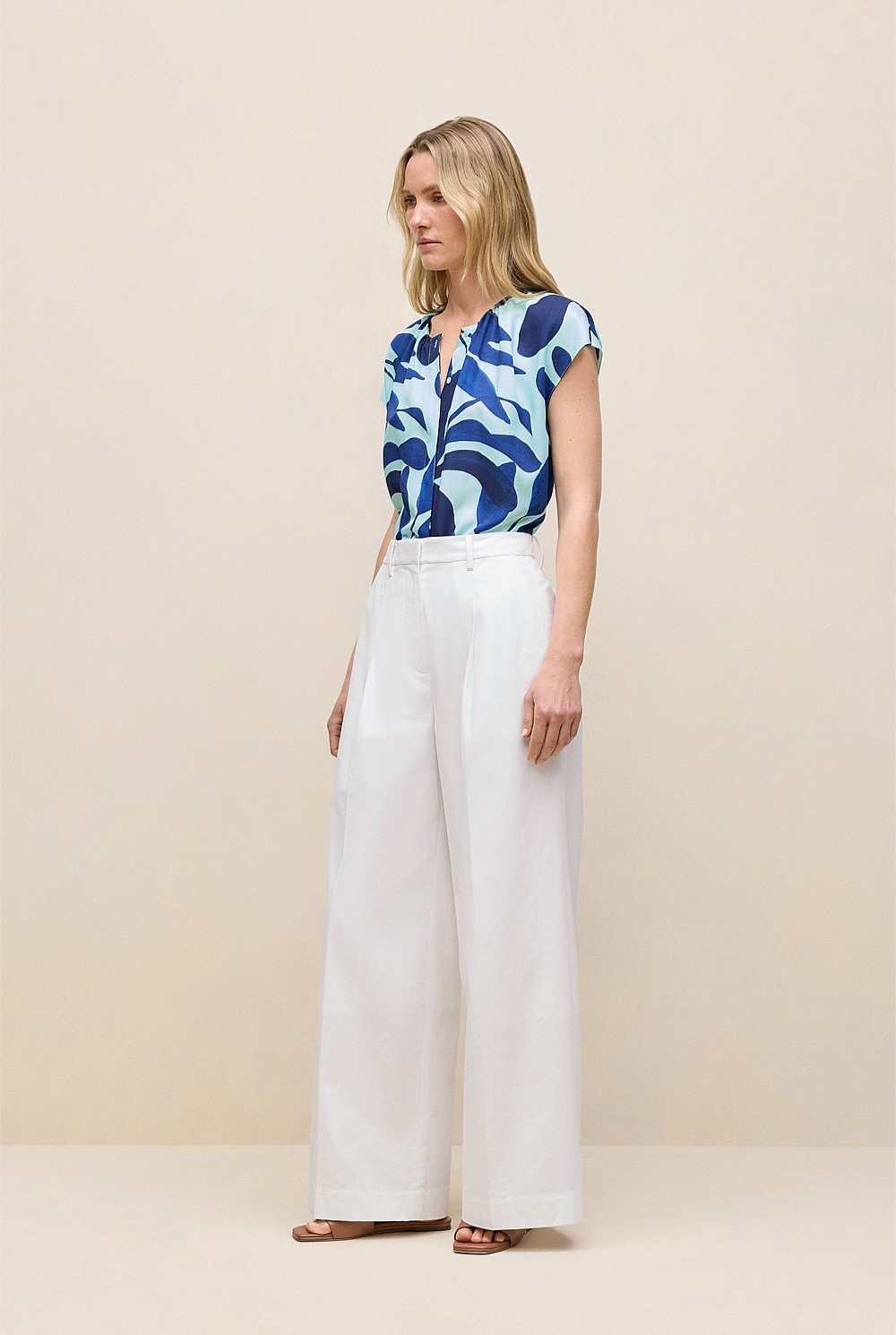 Marea Cap Sleeve Blouse