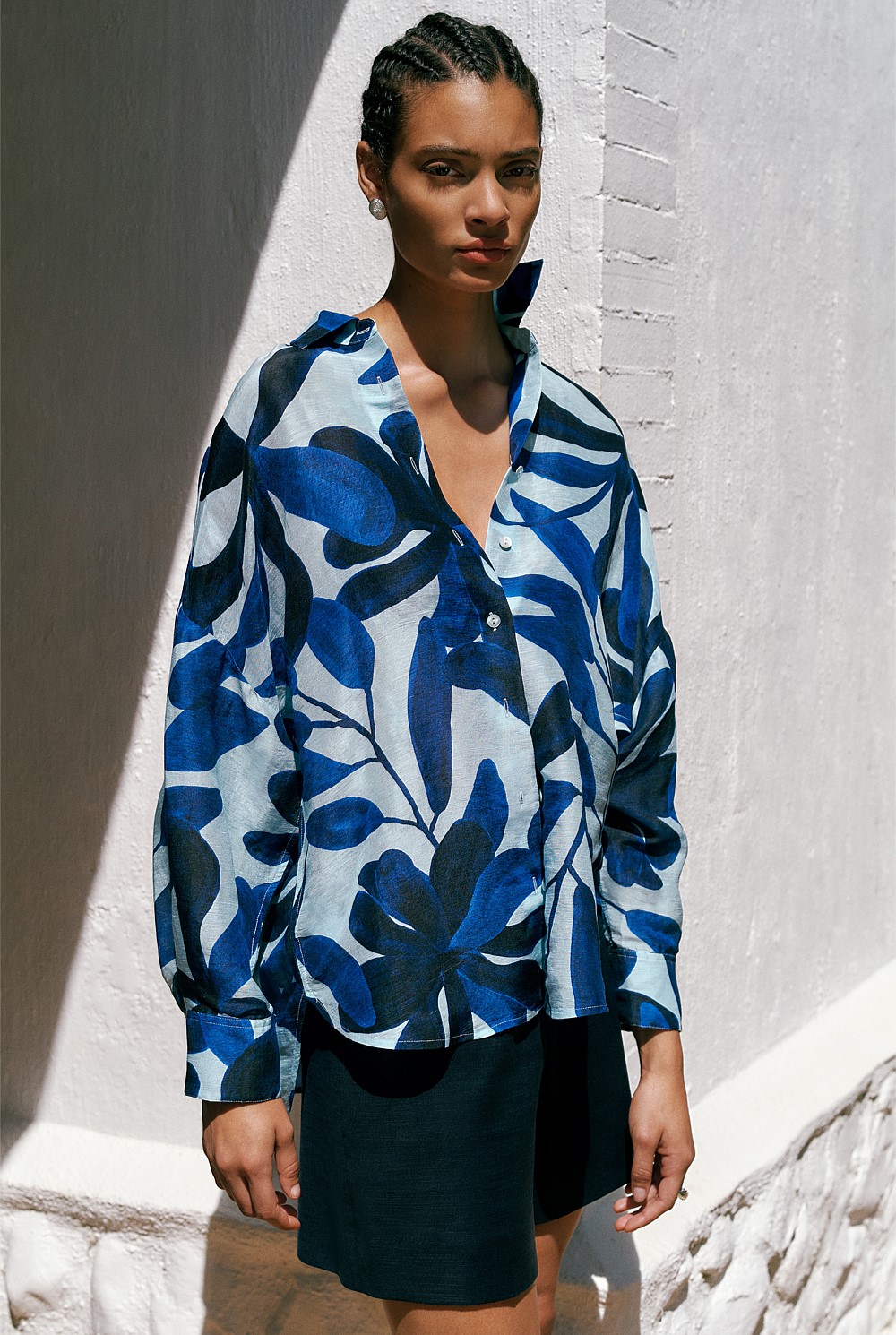 Marea Linen Silk Resort Shirt