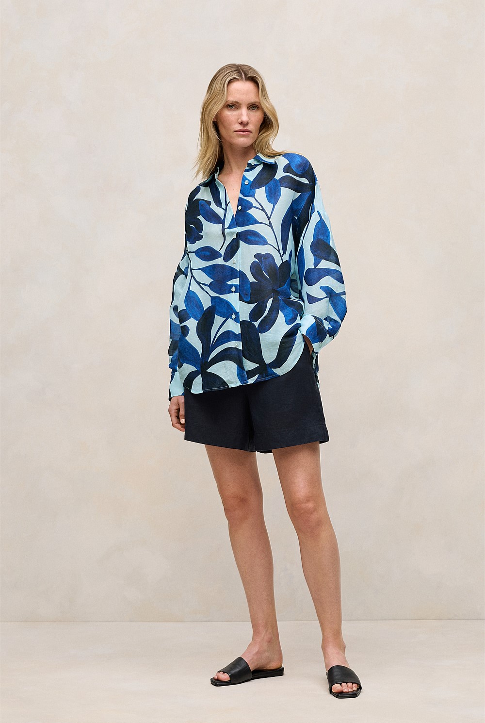 Marea Linen Silk Resort Shirt