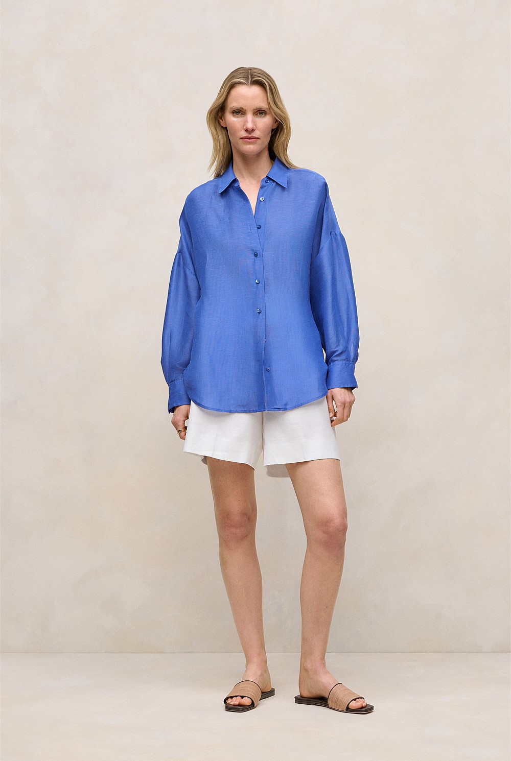 Linen Silk Resort Shirt
