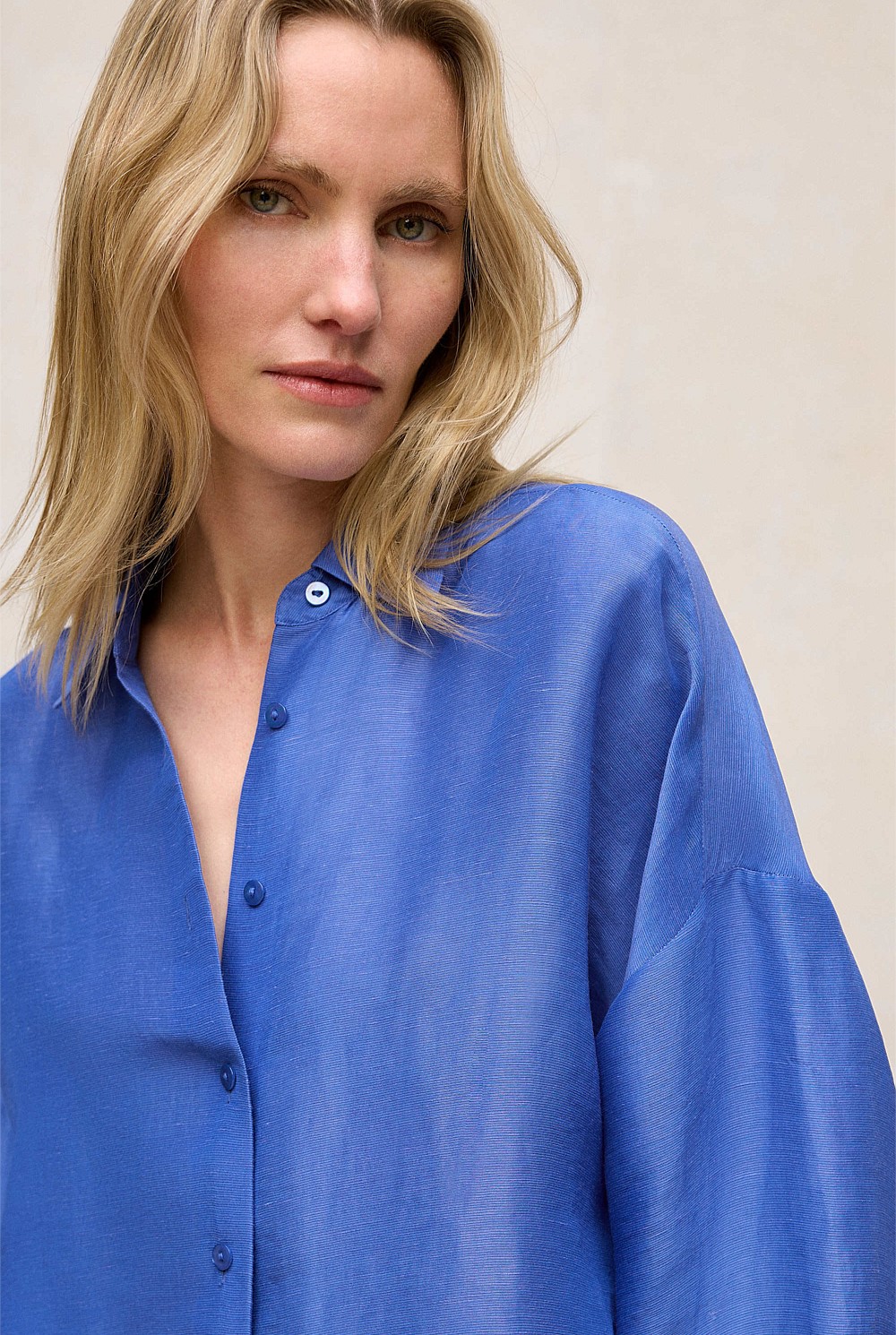 Linen Silk Resort Shirt