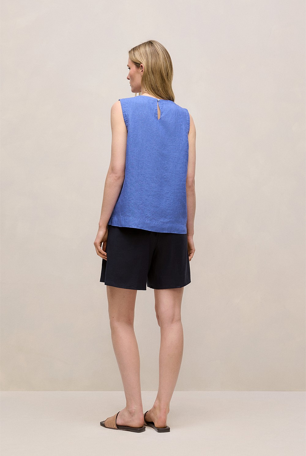 Delave Linen Shell Tank