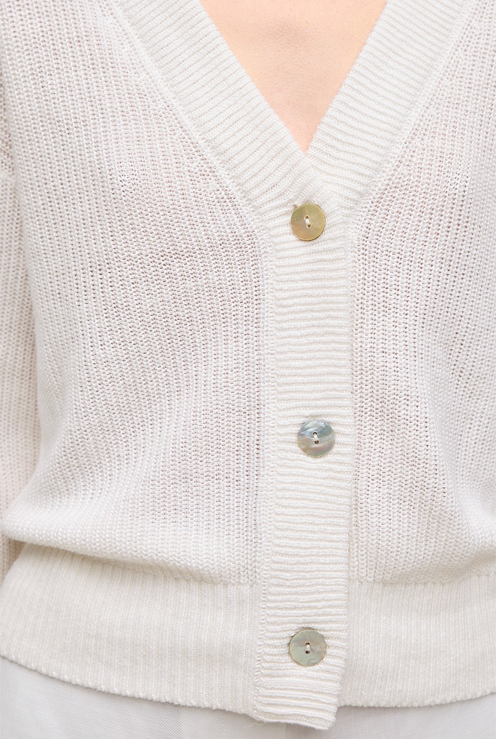 Linen Relaxed Cardigan