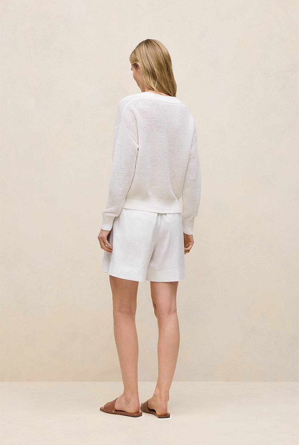 Linen Relaxed Cardigan