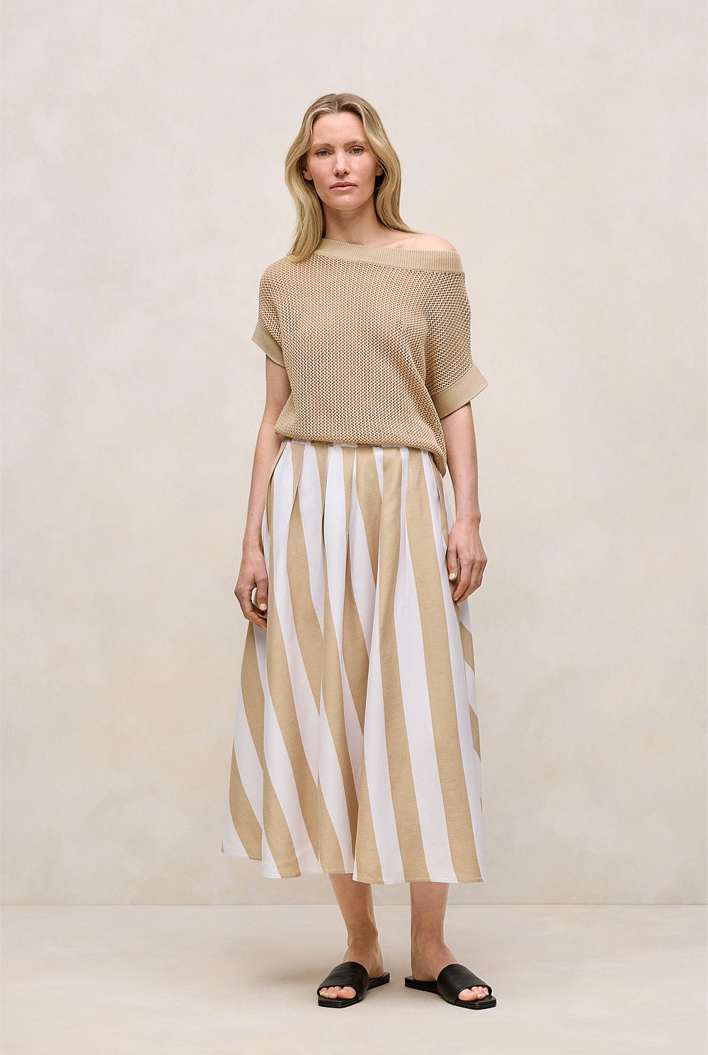 Cabana Stripe Skirt