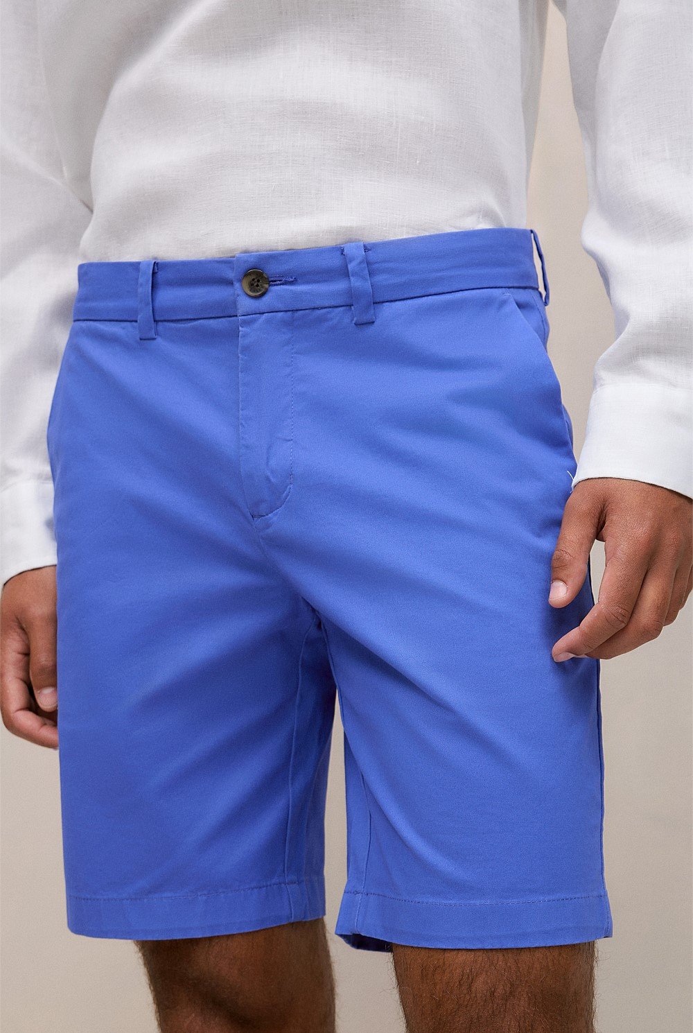 Cotton Twill Chino Short
