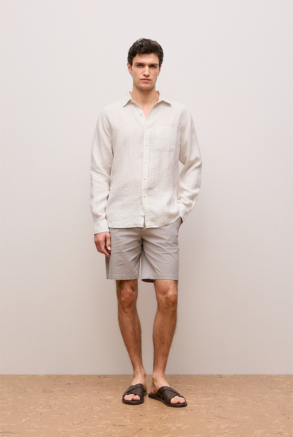 Cotton Twill Chino Short