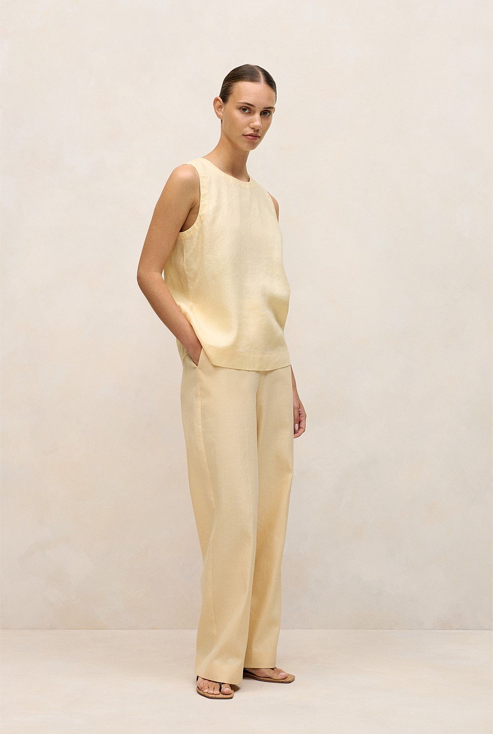 Delave Linen Shell Tank