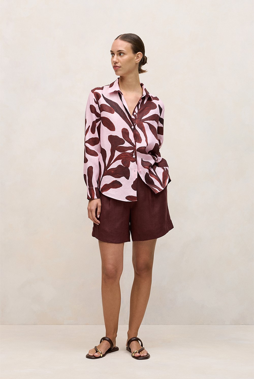 Wakame Linen Long Sleeve Shirt