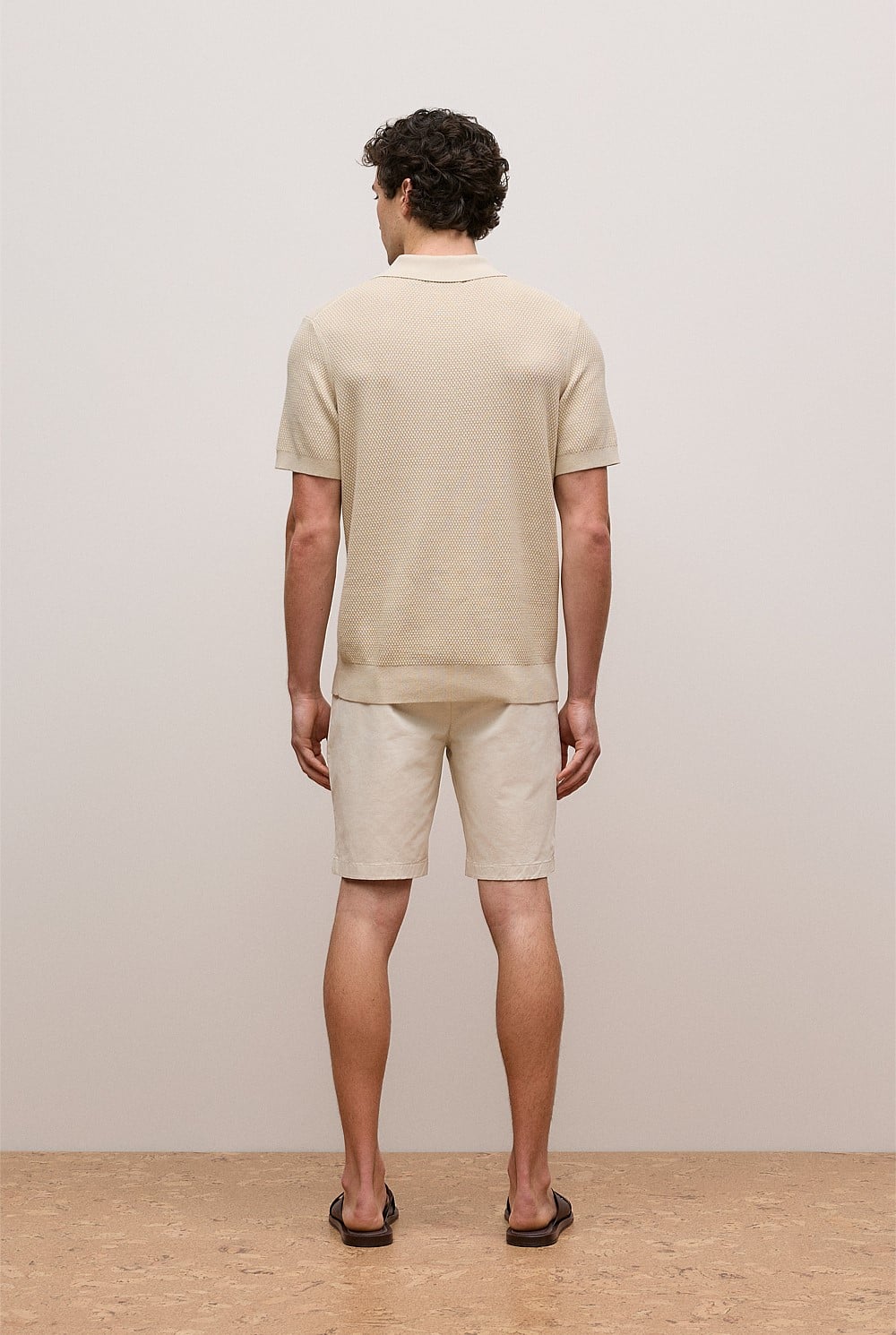 Cotton Texture Stitch Polo