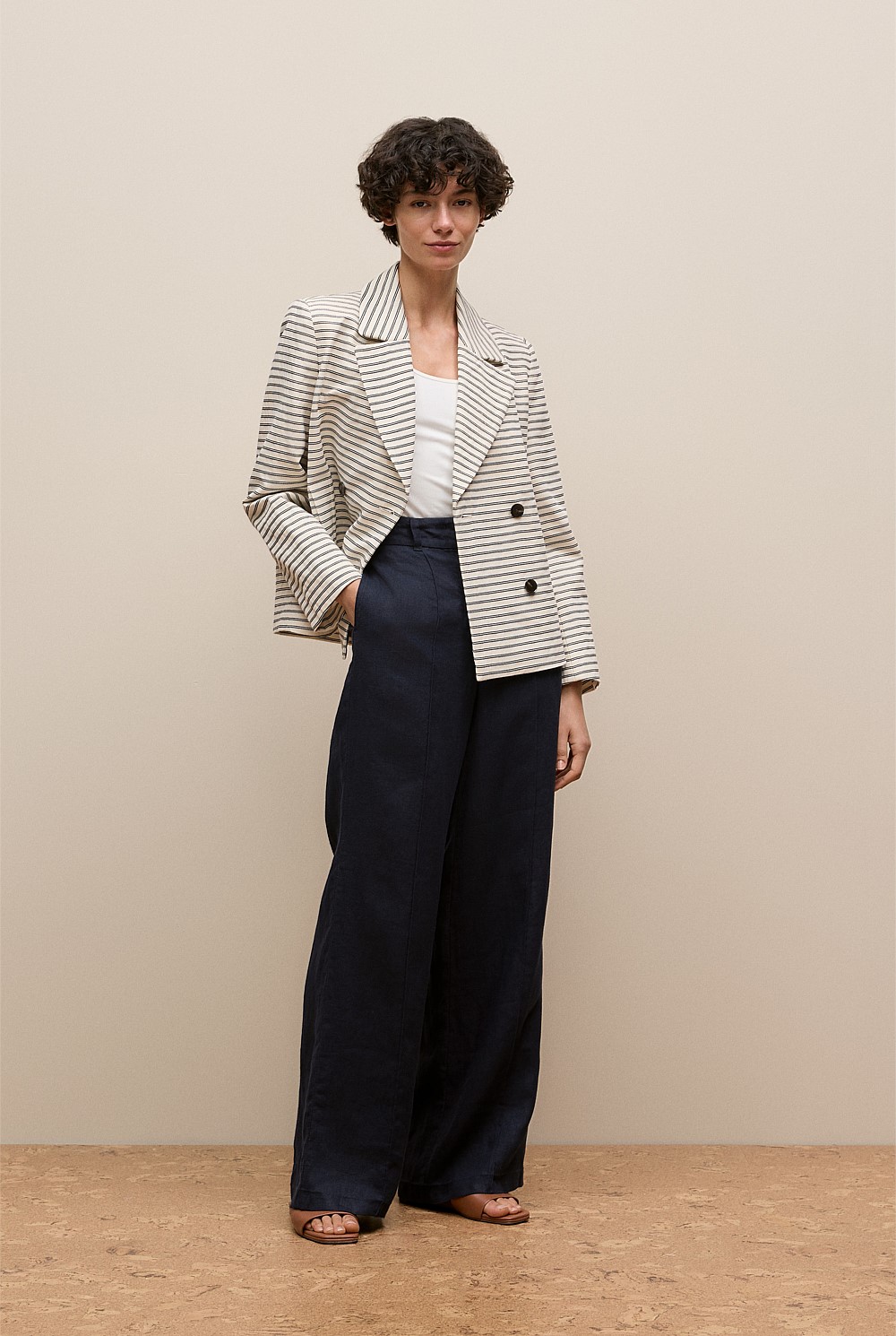 Stripe Peacoat